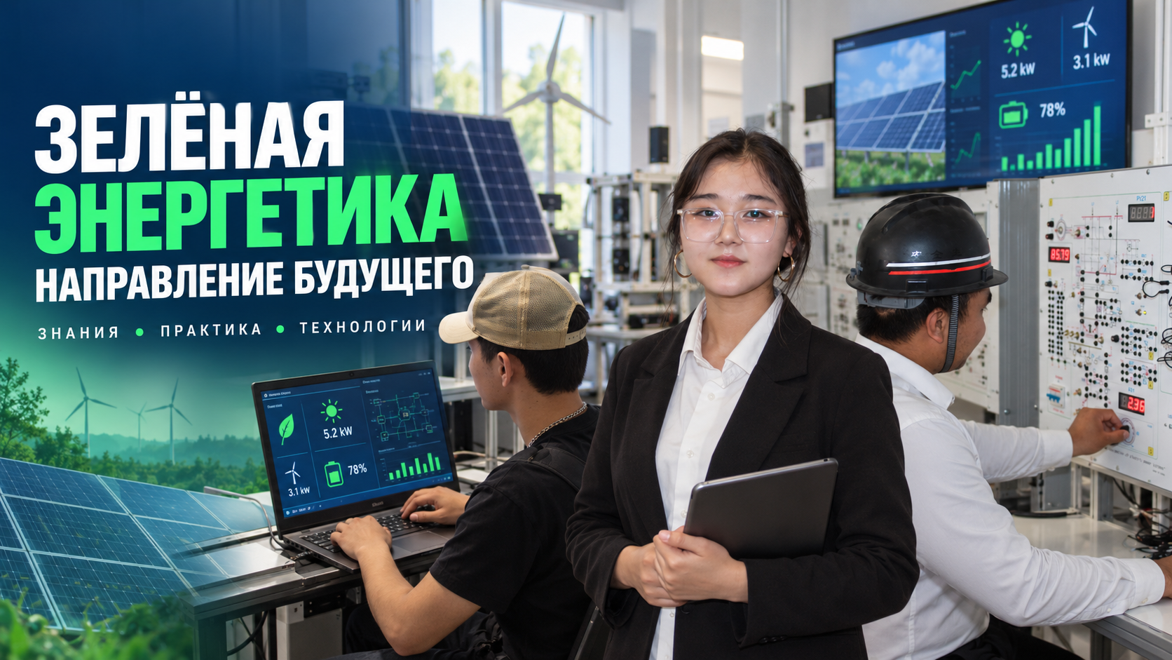 Зелёная энергетика — направление будущего: современные технологии в подготовке студентов ПК МУКР